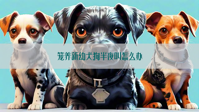 笼养新幼犬狗半夜叫怎么办