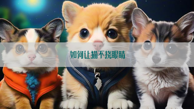 如何让猫不挠眼睛