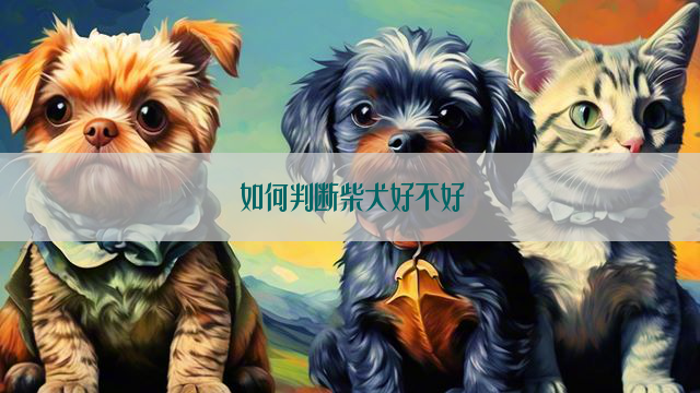 如何判断柴犬好不好