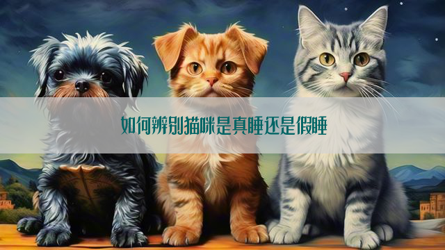 如何辨别猫咪是真睡还是假睡