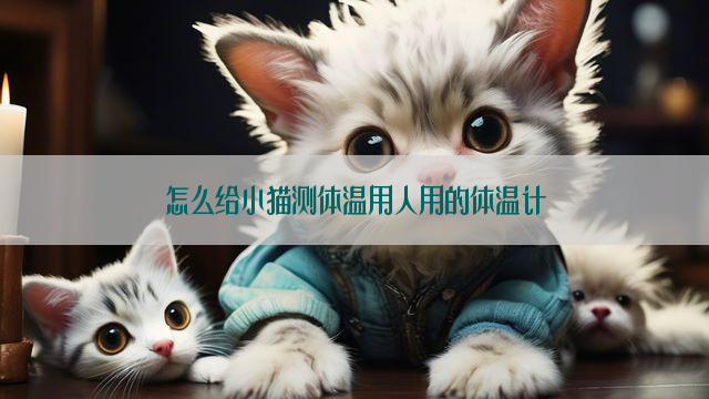 怎么给小猫测体温用人用的体温计