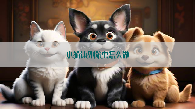 小猫体外除虫怎么做