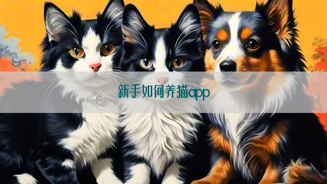 新手如何养猫app