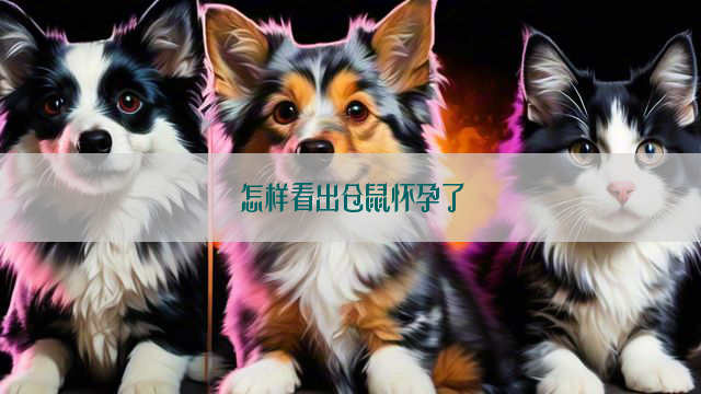 怎样看出仓鼠怀孕了