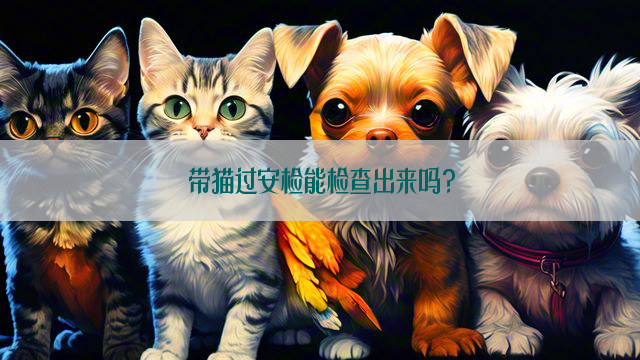 带猫过安检能检查出来吗?