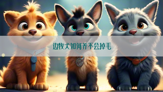 边牧犬如何养不会掉毛