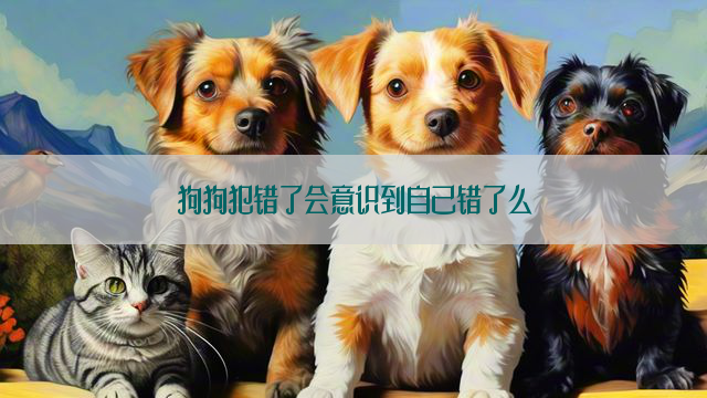 狗狗犯错了会意识到自己错了么