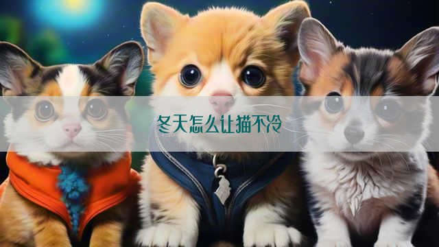 冬天怎么让猫不冷