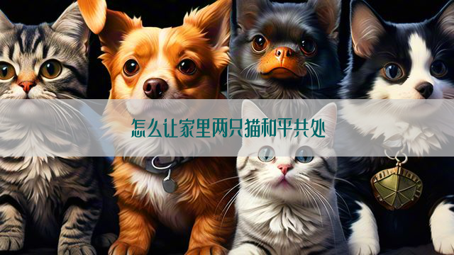 怎么让家里两只猫和平共处